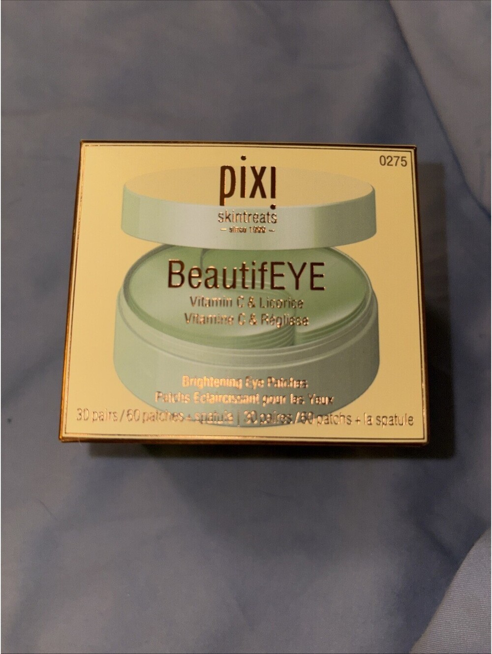 Pixi BeautifEYE Brightening Eye Patches 30 Pairs 60 Patches - New / Sealed!